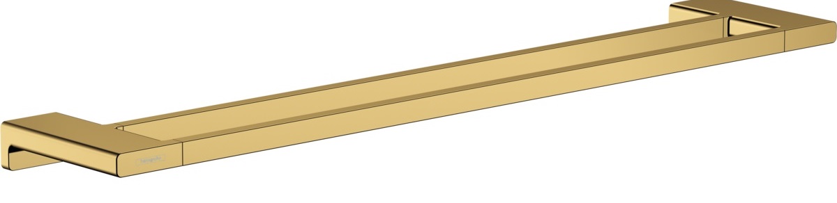 Hansgrohe AddStoris wieszak na ręcznik 64,8 cm drążek podwójny złoty optyczny polerowany 41743990