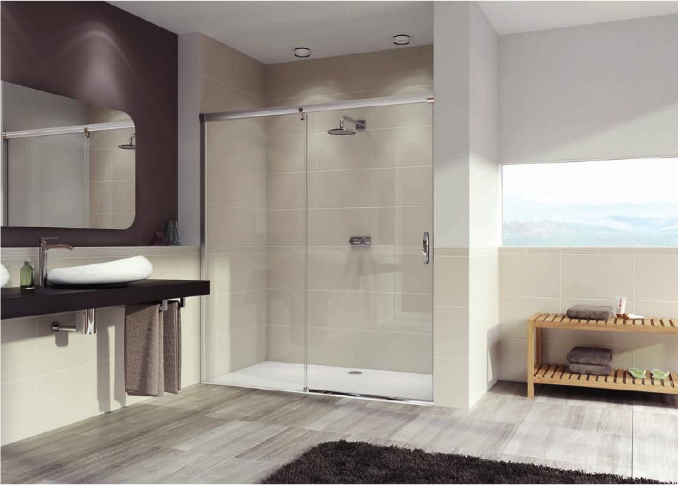 Hüppe Aura Elegance 4-kąt drzwi prysznicowe 90 cm lewe biały/szkło przezroczyste 401401.055.321