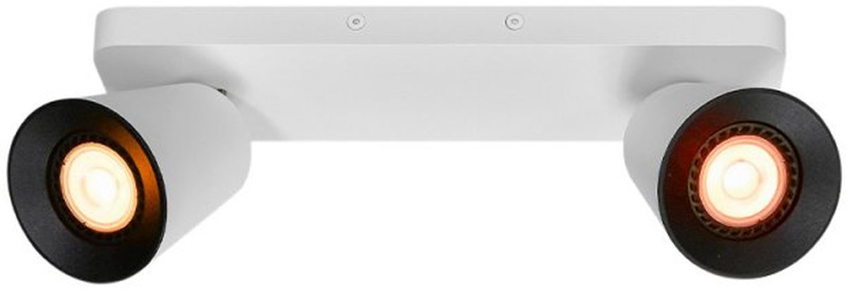 GTV Elli lampa podsufitowa 2x20 W biała OS-ELLI-2GU10-00-DEC