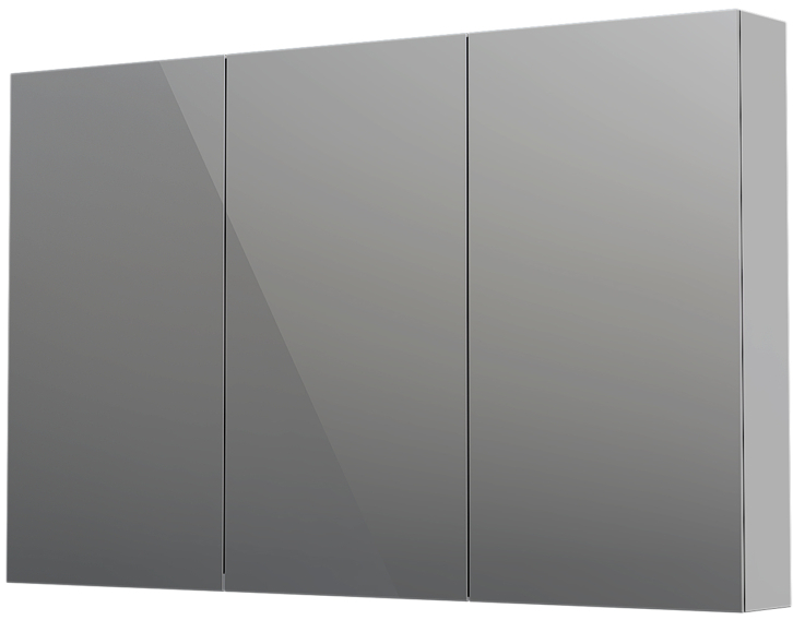 Oristo Neo szafka 120 cm lustrzana wisząca górna chrom błyszczący OR00-SGL3D-120-99