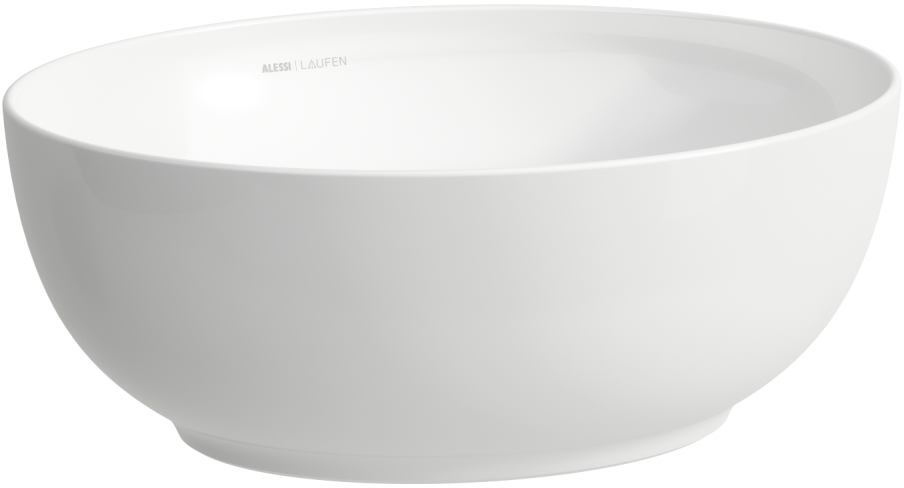 Laufen Ilbagnoalessi umywalka 45x38 cm owalna nablatowa biała H8189754001121