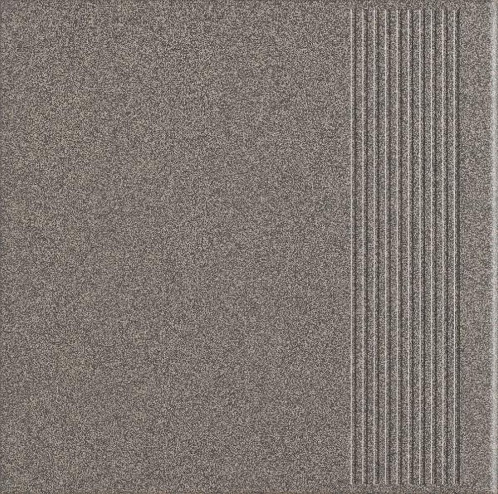 Paradyż Virginia stopnica 30x30 cm prosta szary mat