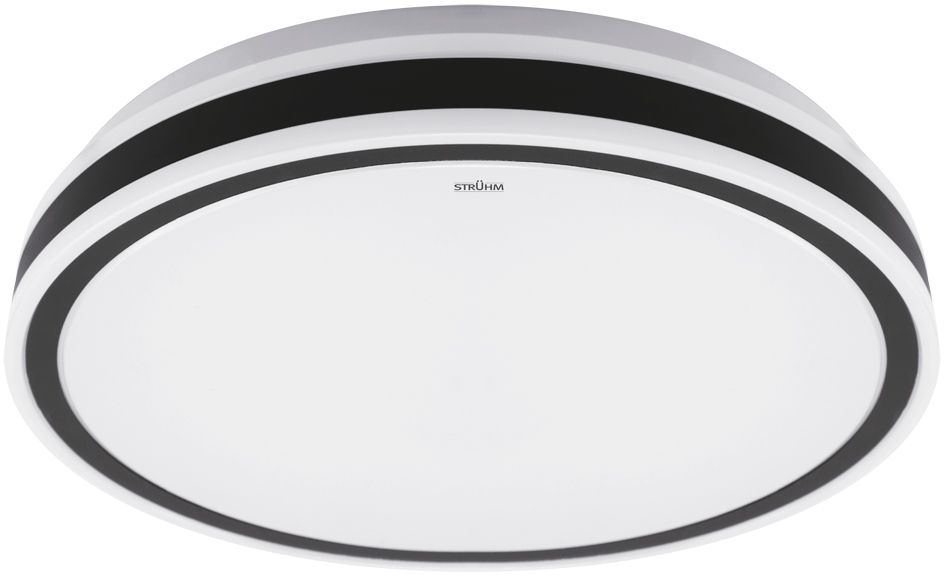Strühm Aurelia plafon 1x24 W biały-czarny 03775
