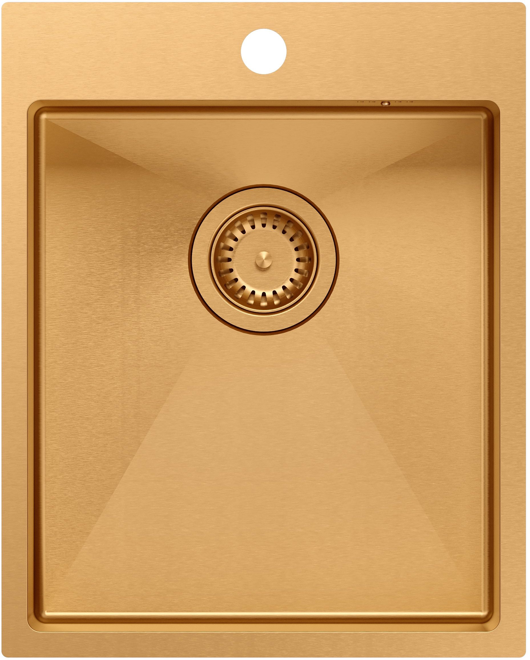 Quadron Russel 90 zlewozmywak stalowy 50x40 cm miedź HB4050PVDBSC1 - Wysyłka w 24h