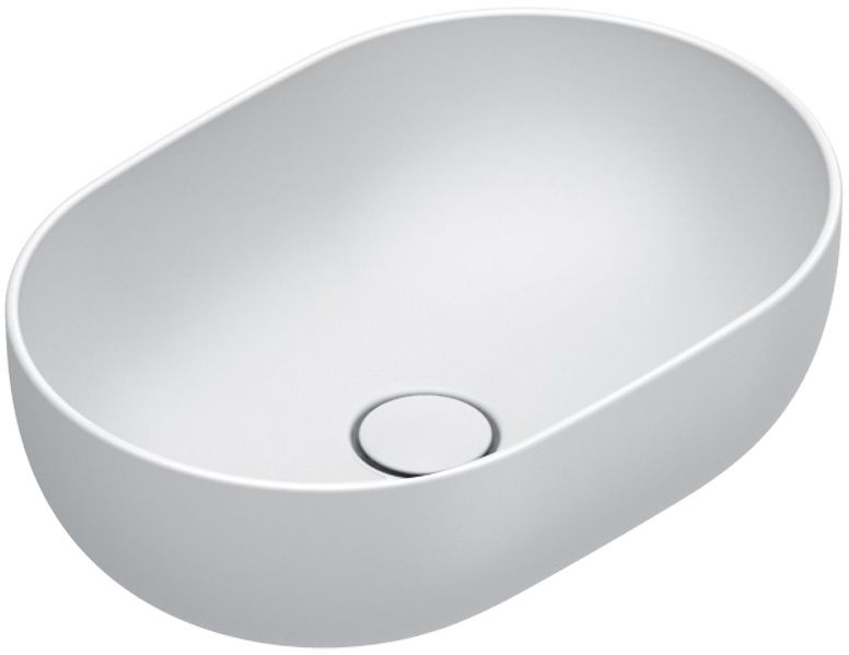 Catalano Sfera umywalka 50x35 cm owalna nablatowa biała 0522500021