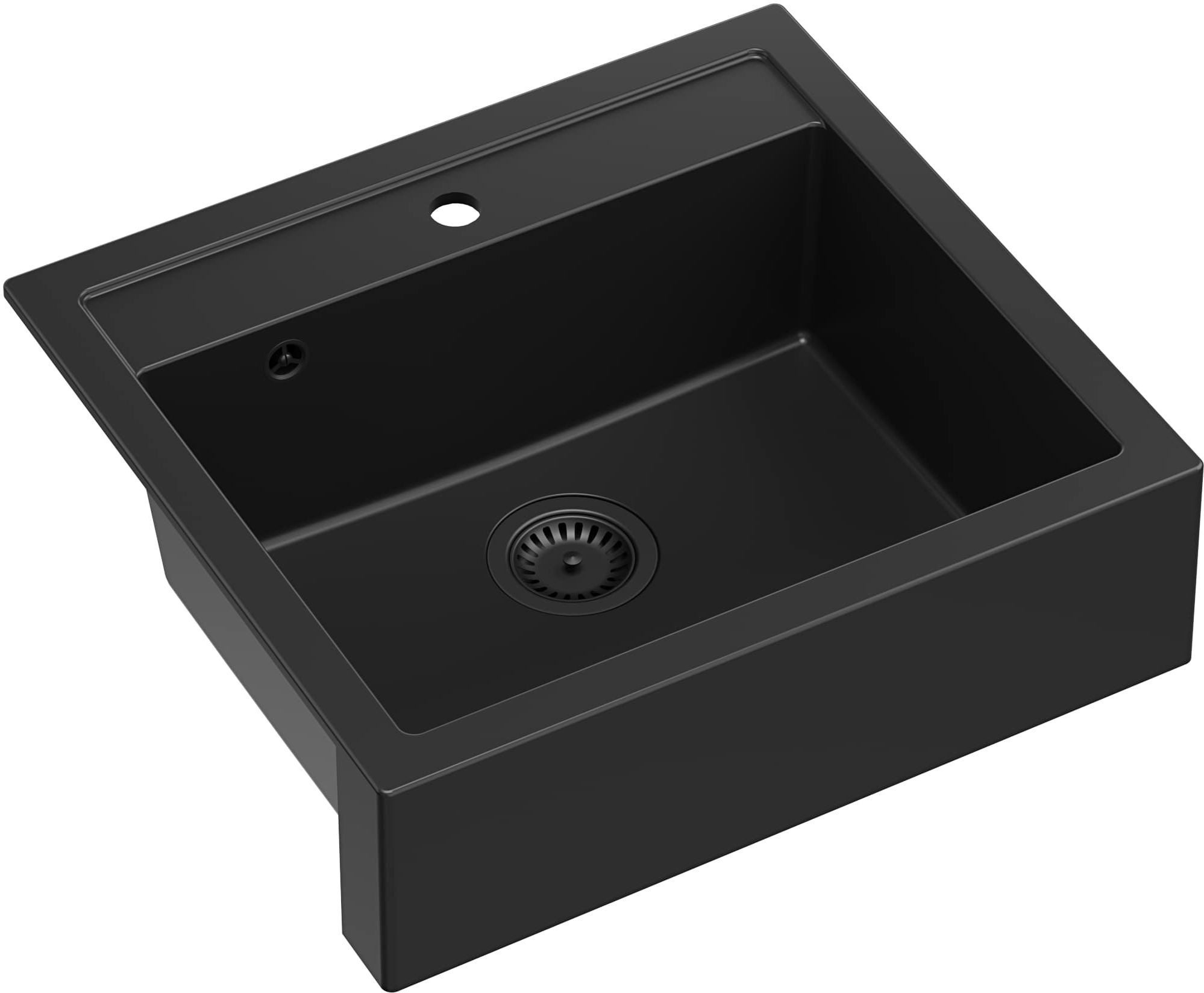 Quadron Bill 110 zlewozmywak 59.5x54 cm Graniteq pure carbon HCQB6054U7_BLM