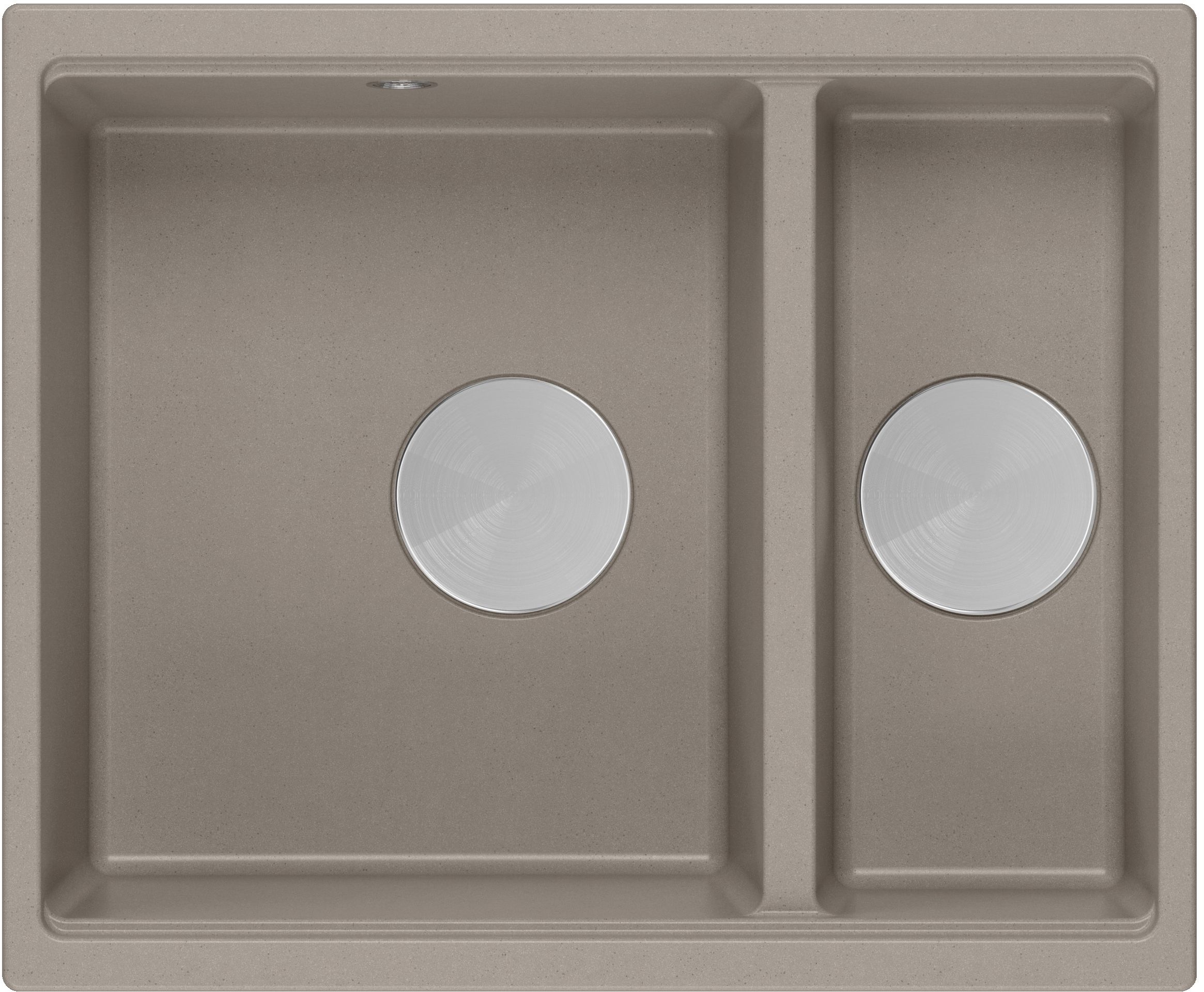 Quadron Logan zlewozmywak GraniteQ 55x46 cm beżowy HCQL5646U4-BS_U