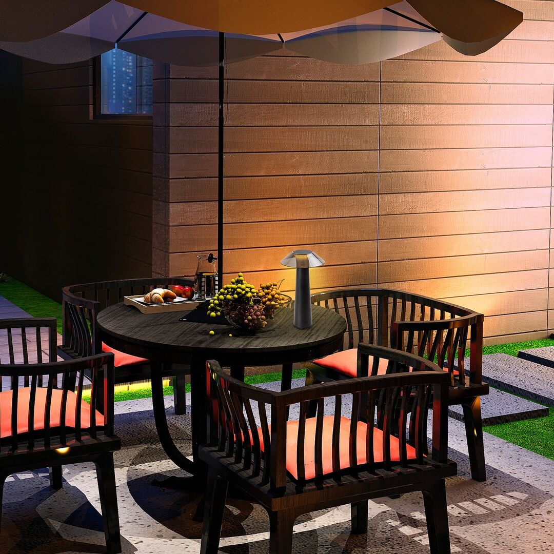 Rabalux Assen lampa stojąca zewnętrzna 1x5 W czarna 77062