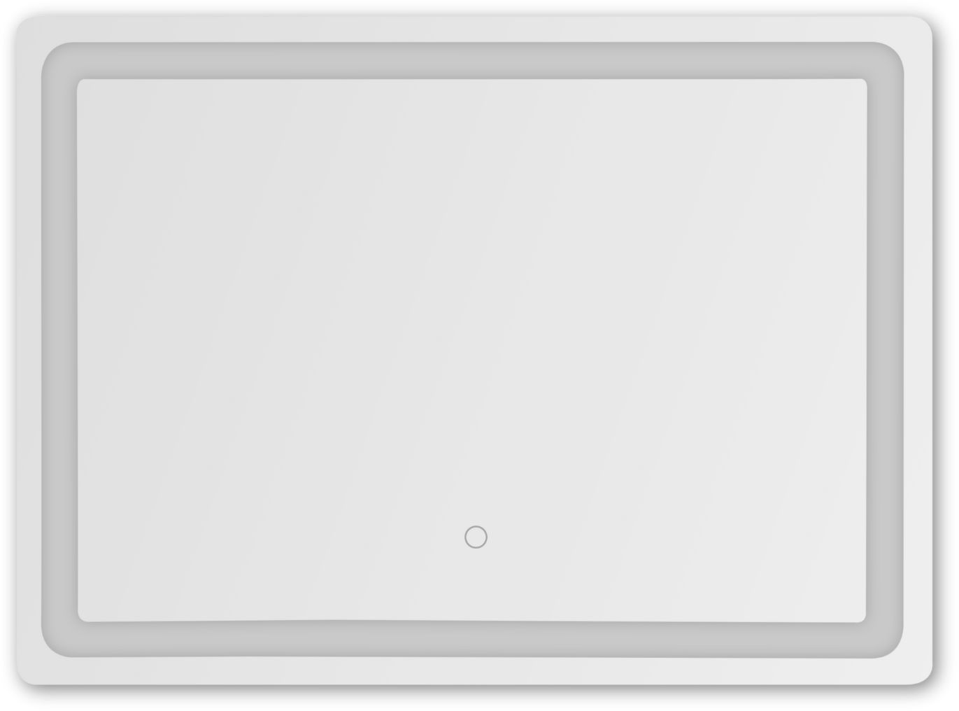 Zuma Line lustro 70x50 cm prostokątne z oświetleniem transparentne 003064-030824