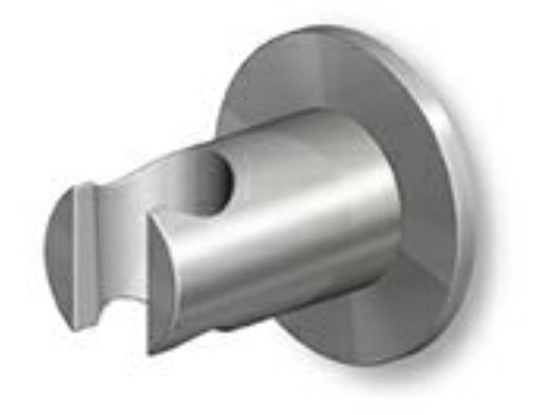 Zucchetti Helm uchwyt prysznicowy ścienny złoto szczotkowane Z93794.XP41