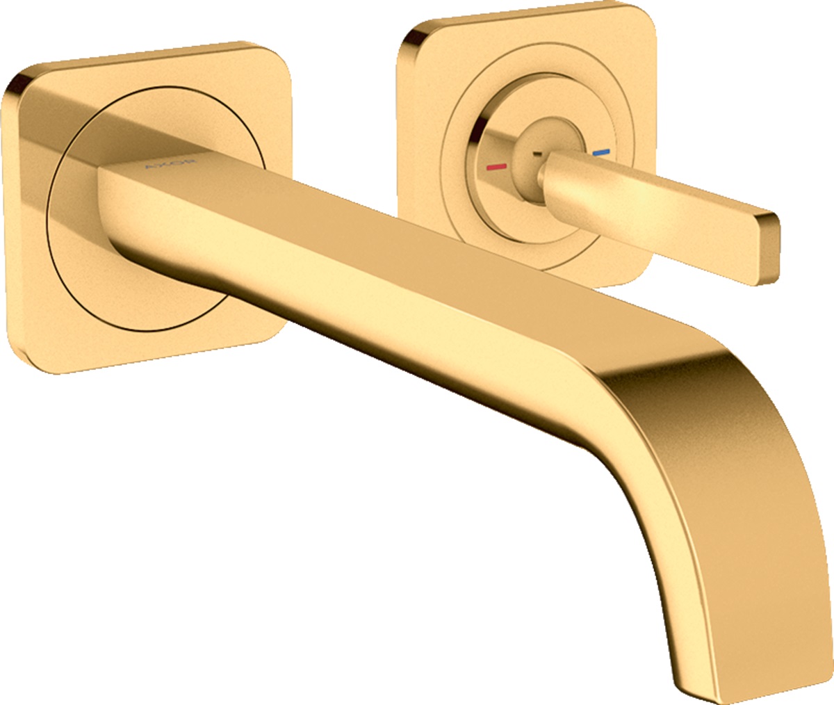 Axor Citterio E bateria umywalkowa podtynkowa złoto optyczne polerowane 36106990