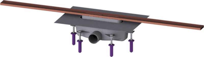 Kessel Linearis Infinity odpływ liniowy prysznicowy 100 cm miedź szczotkowana 45203.10