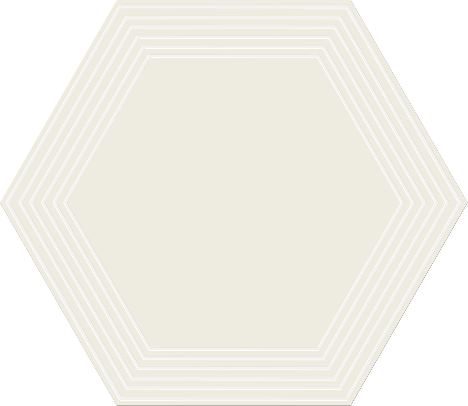 Tubądzin Cielo e Terra dekor ścienny 22,1x19,2 cm biała