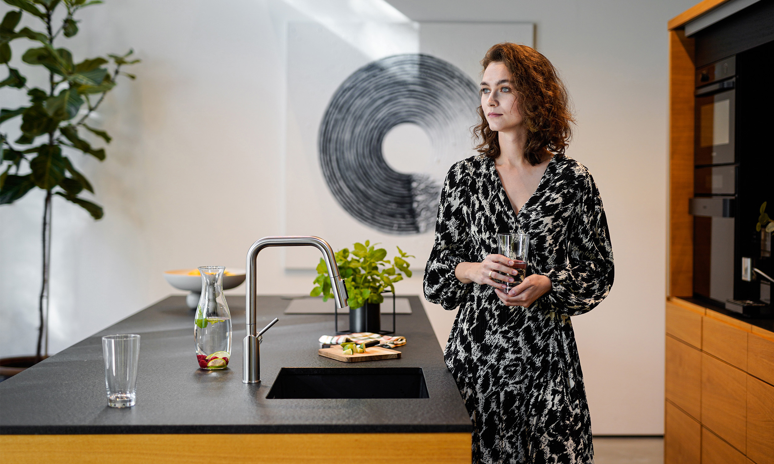 KFA Armatura Duero Pure Style bateria kuchenna stojąca z filtrem Lilac inox 6623-315-22