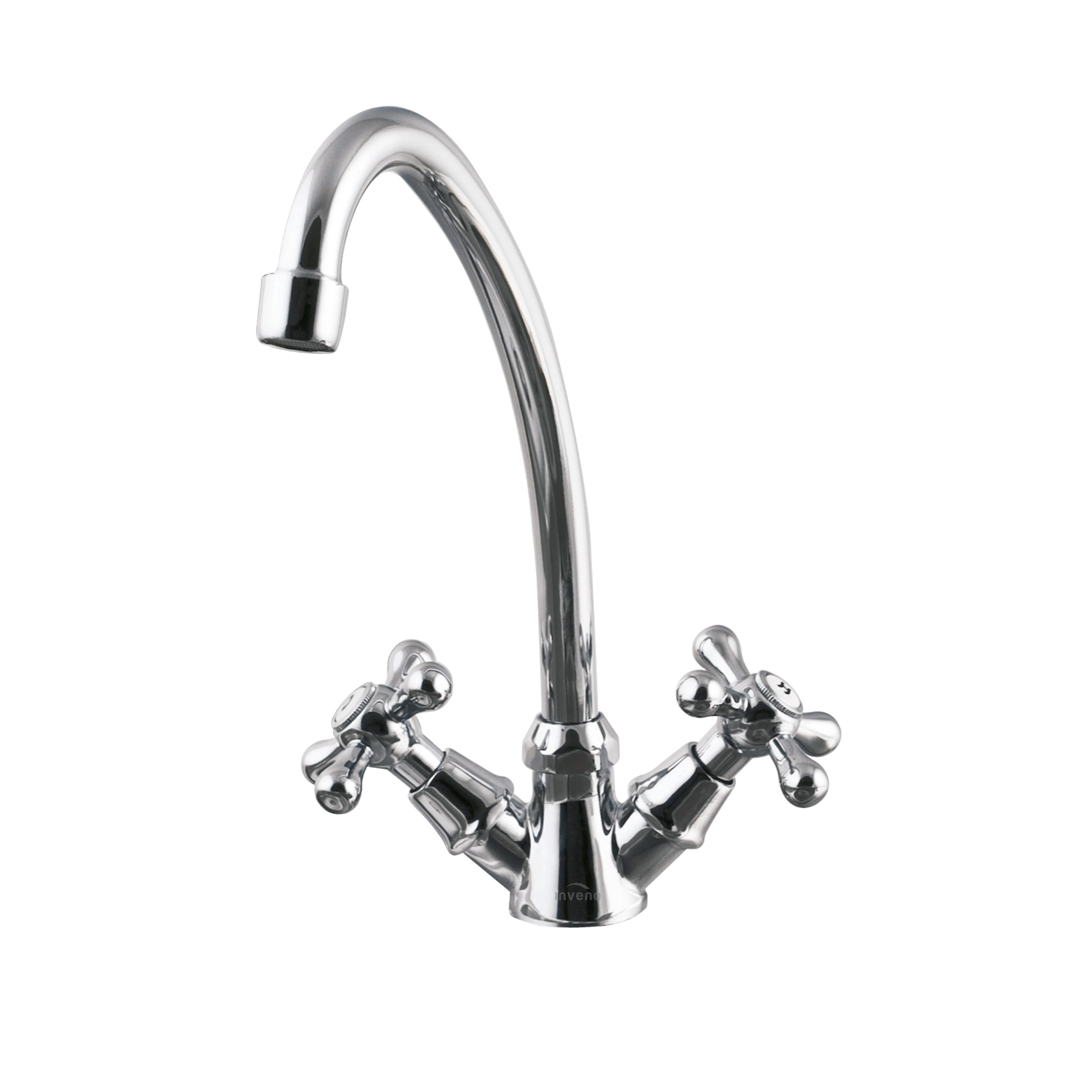 Invena Roma bateria kuchenna stojąca chrom BZ-21-00S