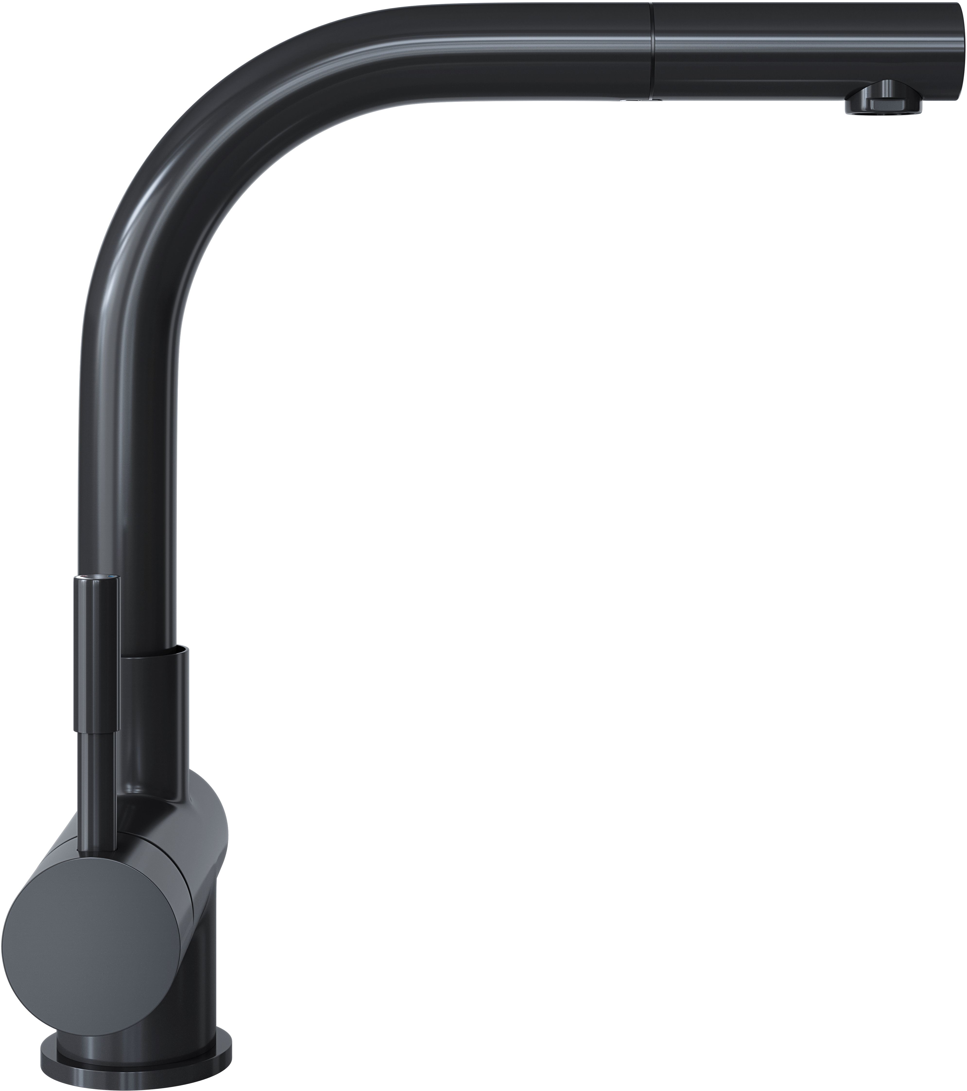 Globalo Exclusive Lobio bateria kuchenna stojąca z wyciągana wylewką antracyt BATERIA_LOBIO_ANTHRACITE