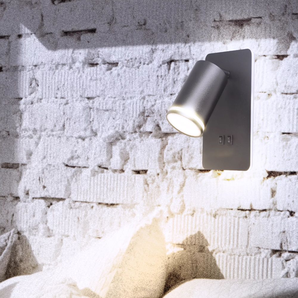 Goldlux Paris kinkiet 1x10 W czarny 324368