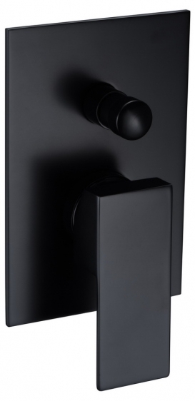 Blue Water Toronto bateria wannowo-prysznicowa podtynkowa czarny mat TOR-BPD.220CZARNYMAT