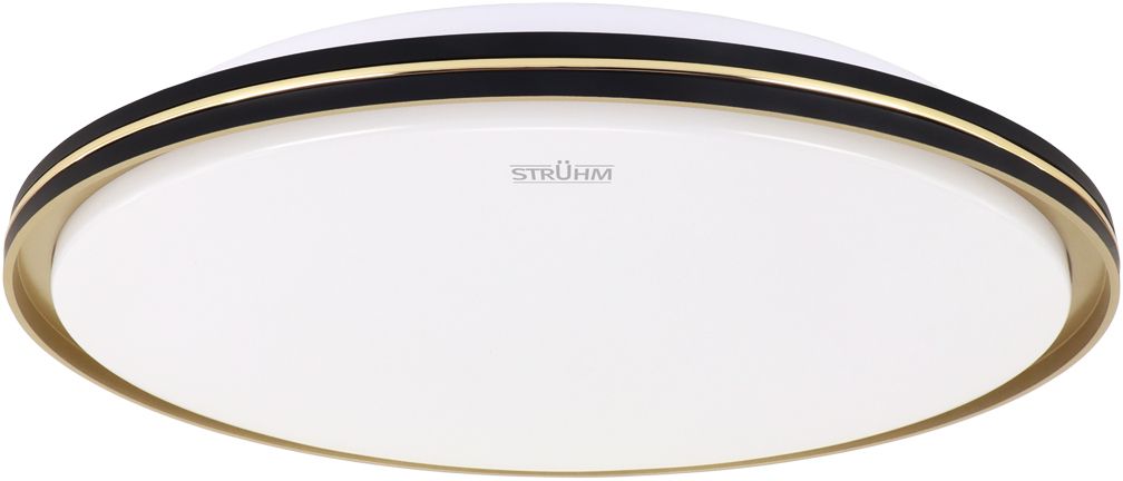 Strühm Fiesta plafon 1x24 W czarny-złoty 04570