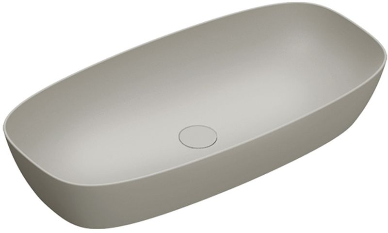 Catalano Green umywalka 80x40 cm owalna nablatowa szary/kamień 0622800023