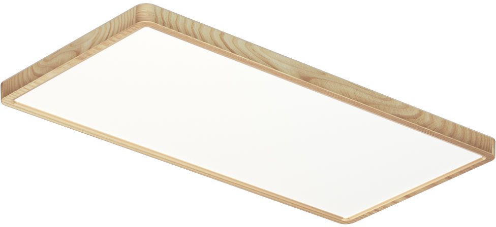 Italux Olbis plafon 1x36 W drewno PLF-63827-600L-36W-WO