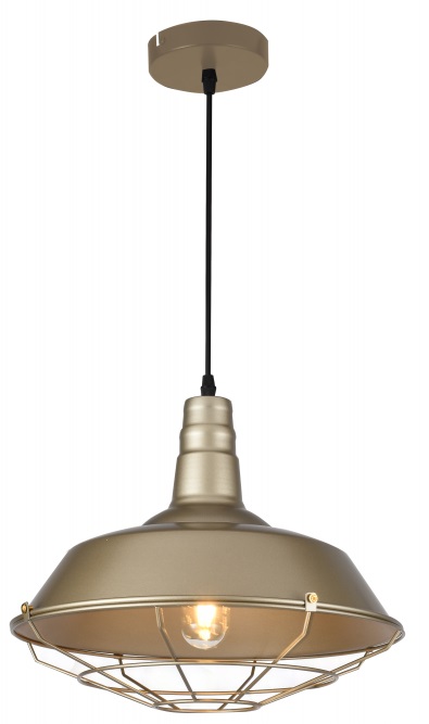 GTV Solen lampa wisząca 1x40 W złota OS-SOL2-40-DEC