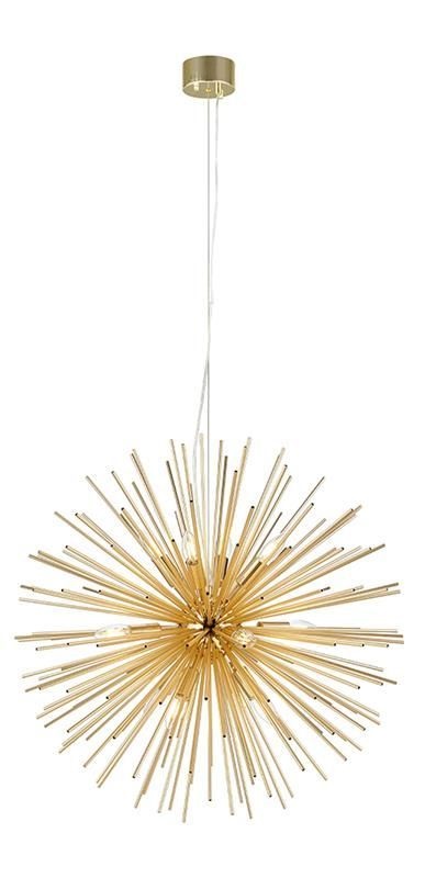 Markslöjd Soleil lampa wisząca 12x20 W złota 107752 - Wysyłka w 24h