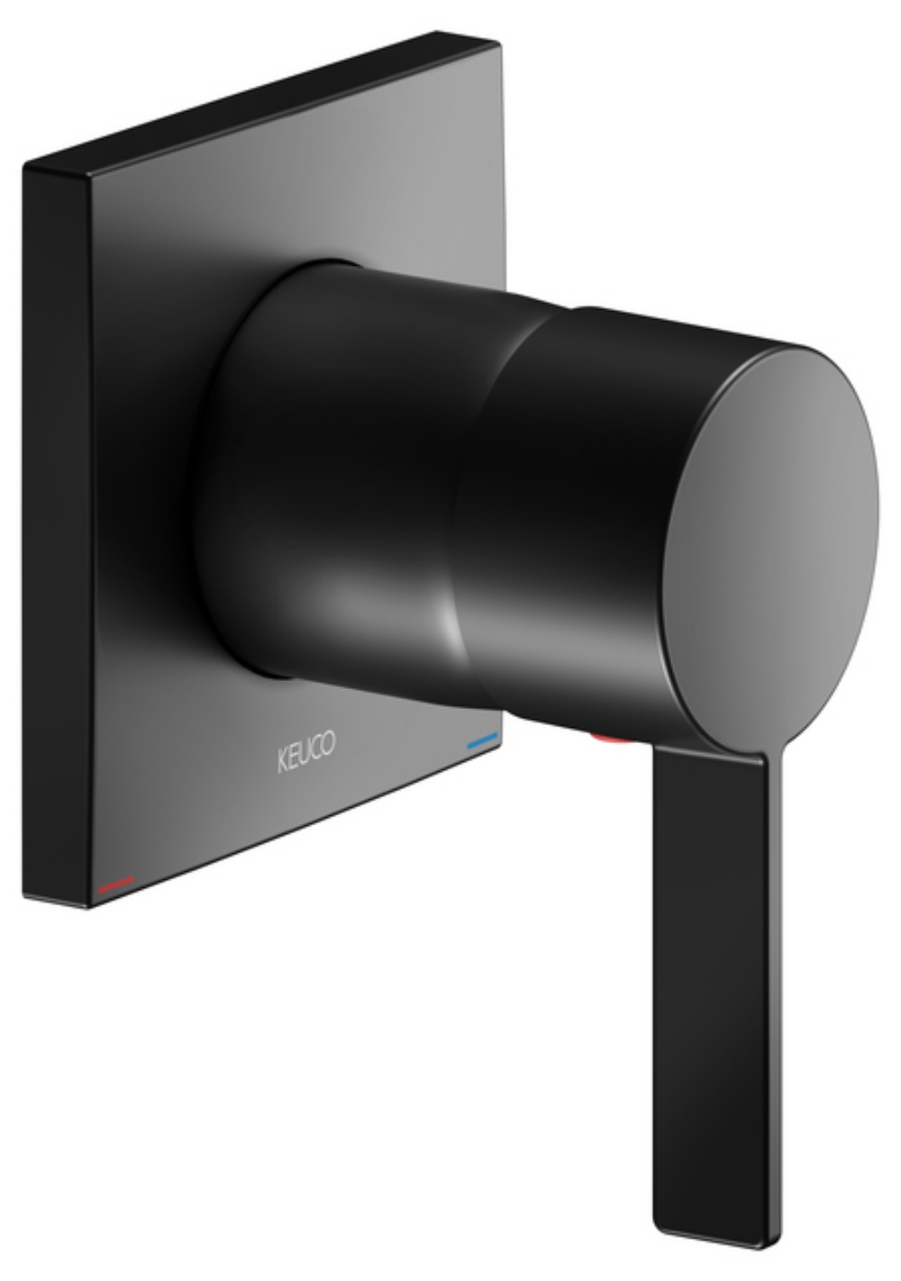 Keuco IXMO Pure bateria prysznicowa podtynkowa czarny mat 59551379502