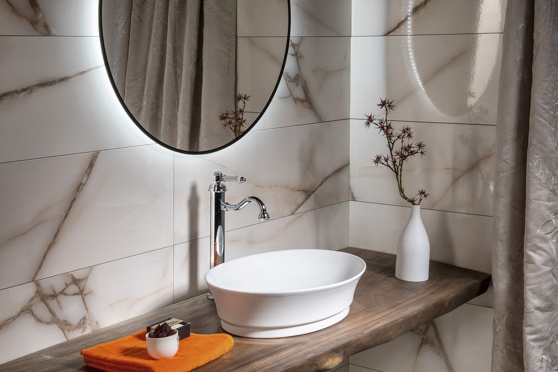 Sapho Idea umywalka 50x38 cm nablatowa owalna biała WH102