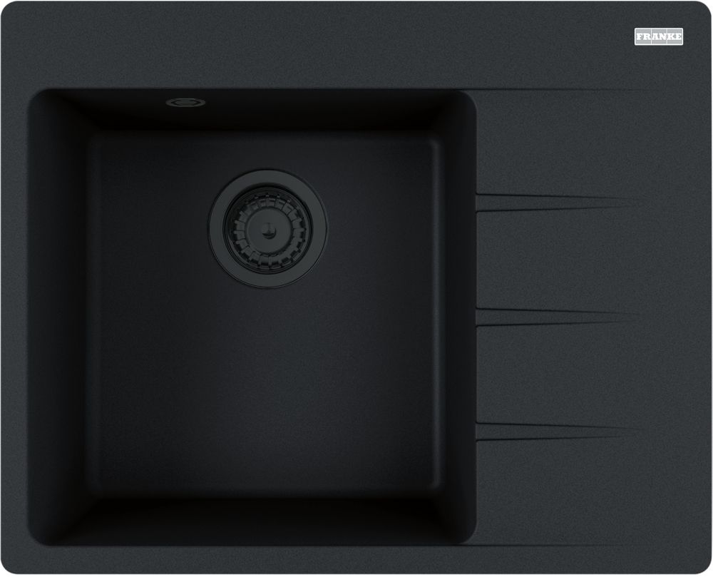 Franke Centro CNG 611-62 TL zlewozmywak granitowy 62x50 cm czarny 114.0693.567