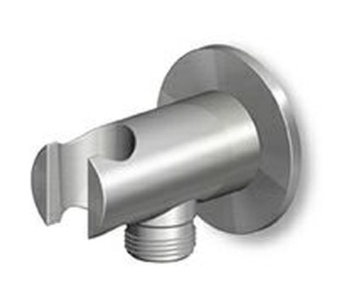 Zucchetti Helm przyłącze kątowe z uchwytem prysznicowym złoto szczotkowane Z93793.XP41