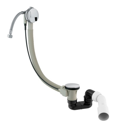 Omnires CGS syfon wannowy przelewowo-odpływowo-napełniający chrom TK152-3.01+64-SCR