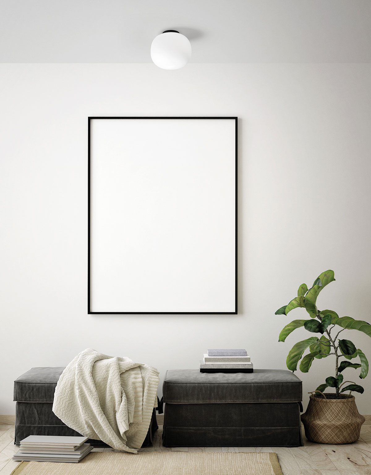 Miloox Bombo plafon 1x40W biały 1744.124 - Wysyłka w 24h