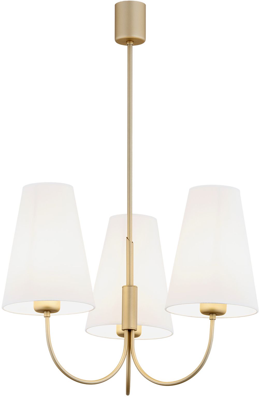 Argon Safiano lampa podsufitowa 3x15W biały/złoty 6267