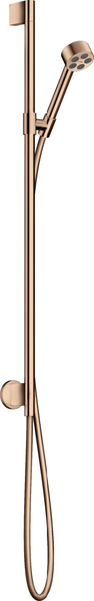 Axor One zestaw prysznicowy ścienny EcoSmart czerwone złoto polerowane 48791300