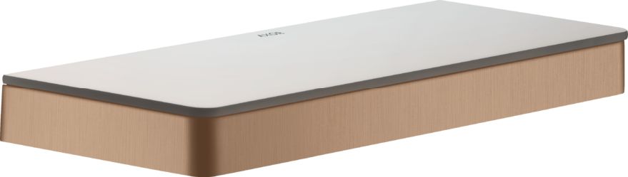 Axor Universal półka 30 cm ścienna czerwone złoto szczotkowane 42838310