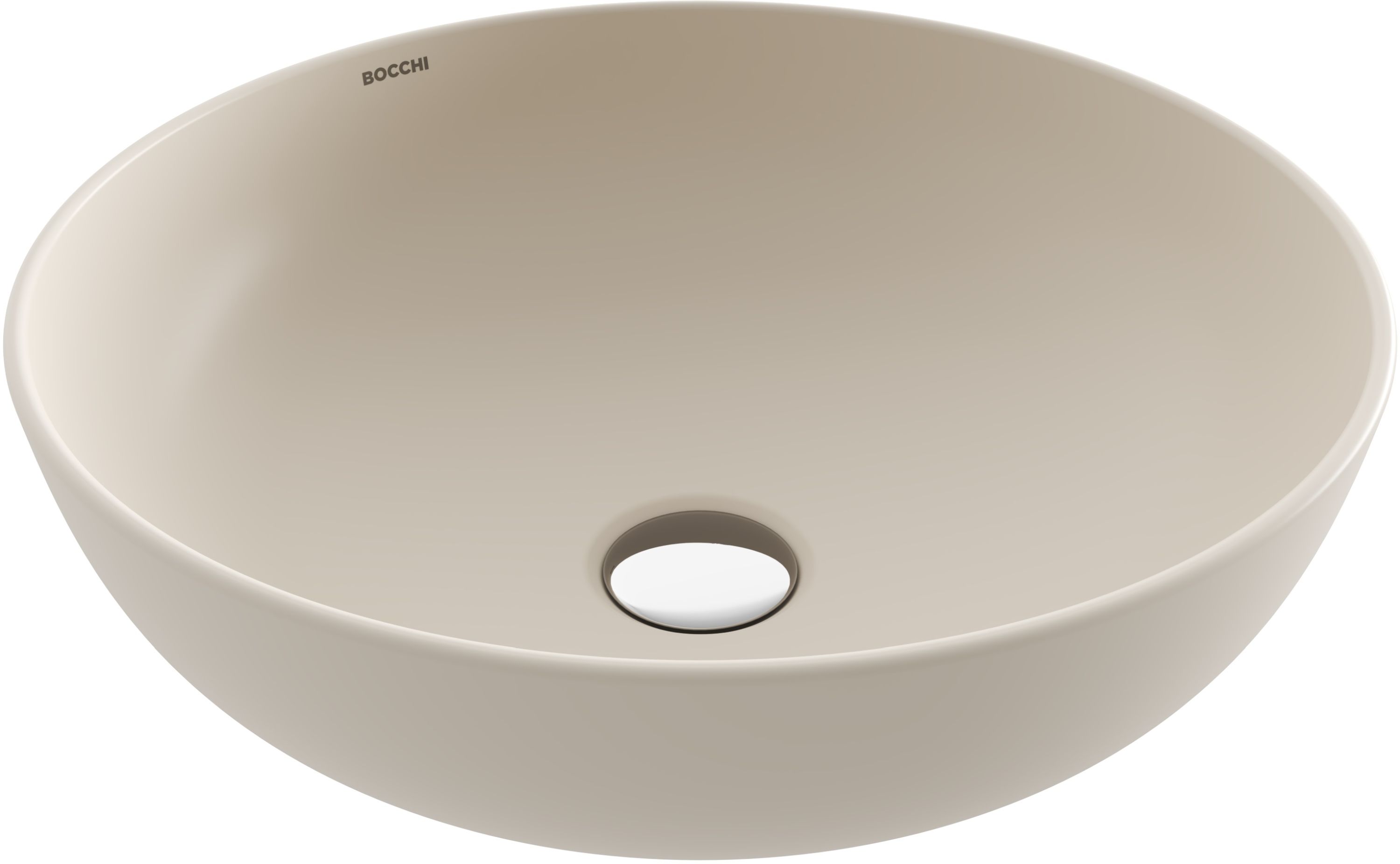 Bocchi Sottile Slim Line umywalka 38 cm nablatowa okrągła Clean Plus+ jaśmin mat 1494-007-0125 - Wysyłka w 24h