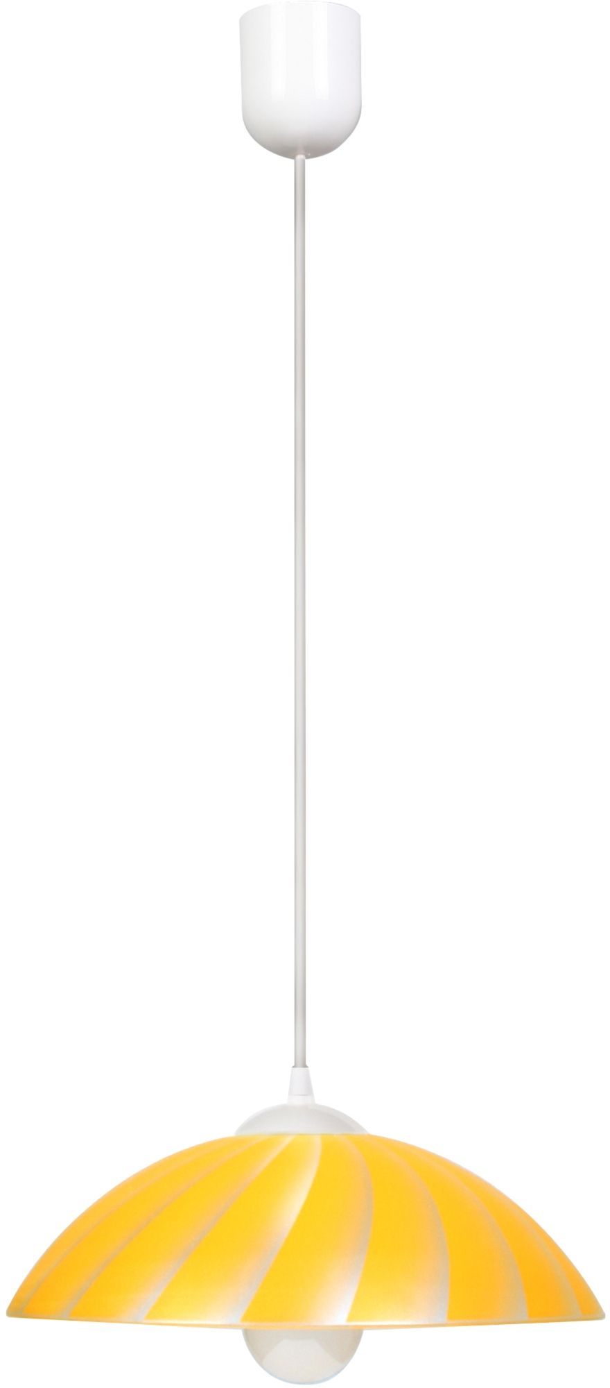 Candellux Kamila lampa wisząca 1x60W żółta 31-76123