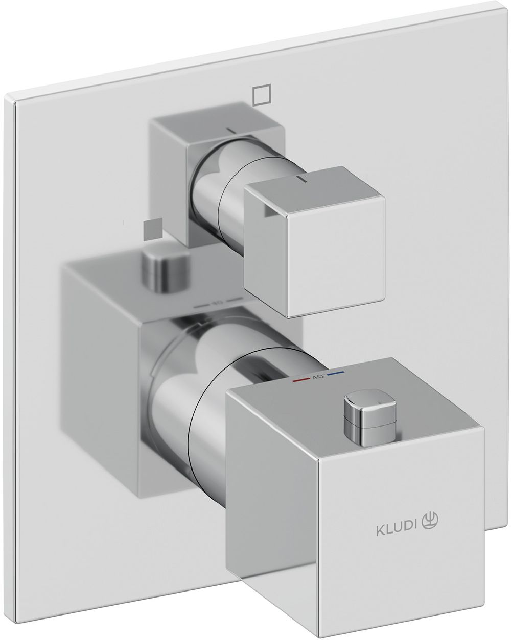 Kludi Decus bateria prysznicowa podtynkowa termostatyczna chrom 548850575