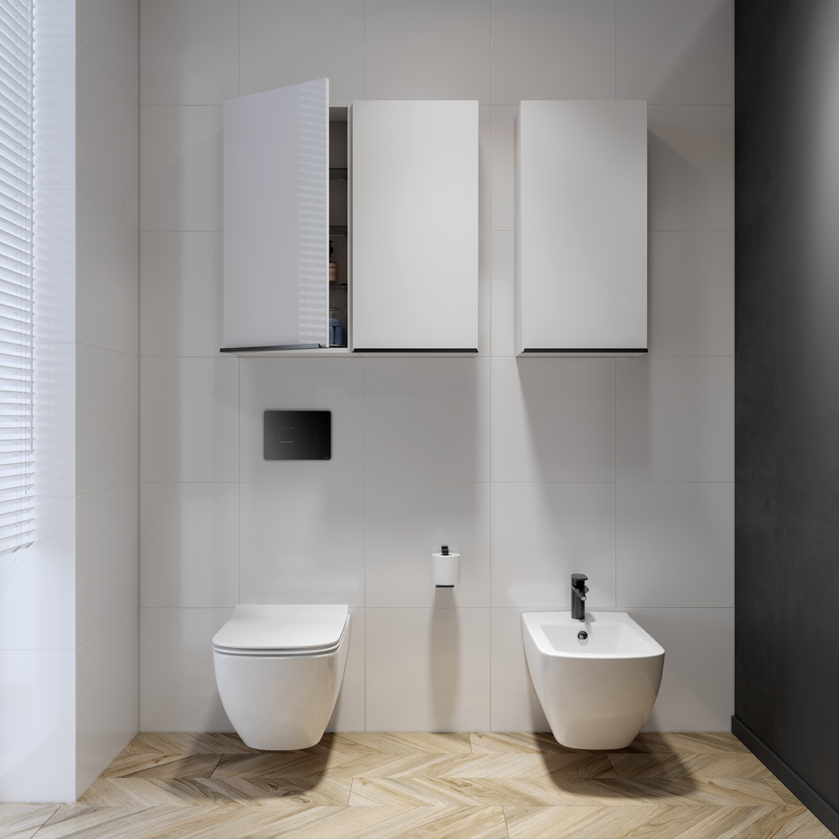 Cersanit Virgo szafka 40 cm wisząca biała S522-039