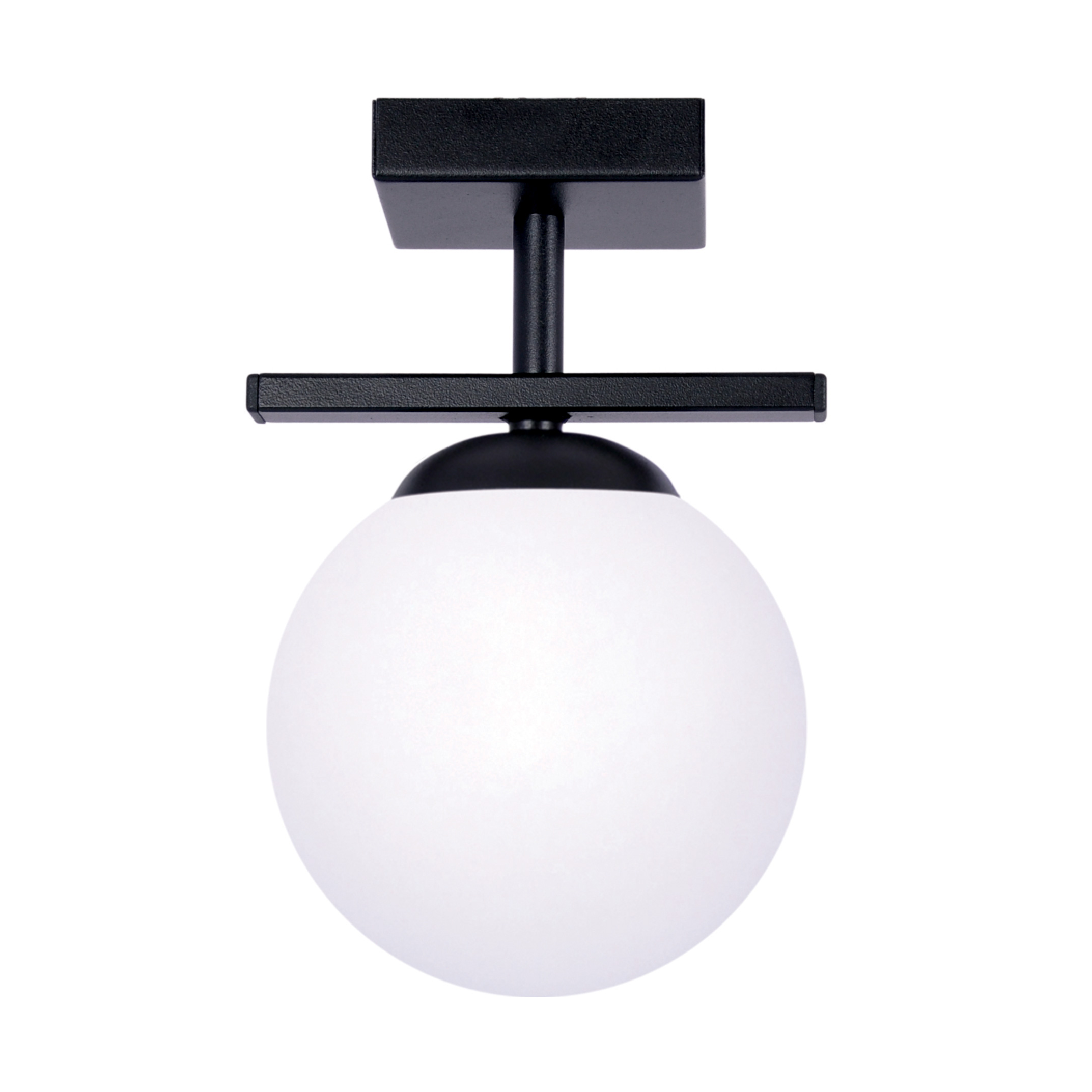 Zuma Line Globe lampa podsufitowa 1x10 W biała-czarna 1210