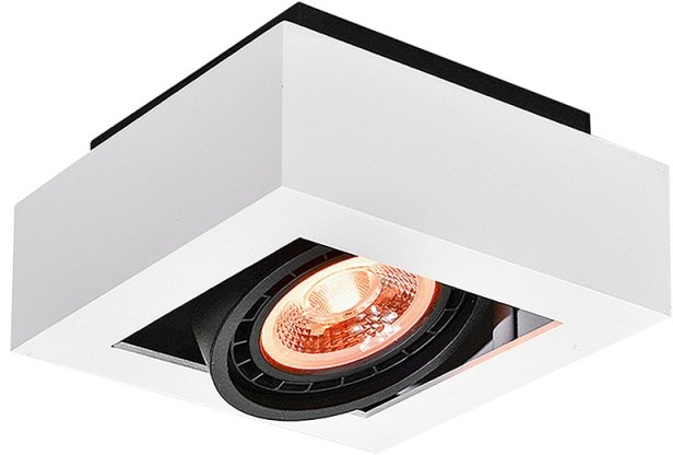 GTV Loid lampa podsufitowa 1x40 W biała OS-LOID-GU10-00-DEC