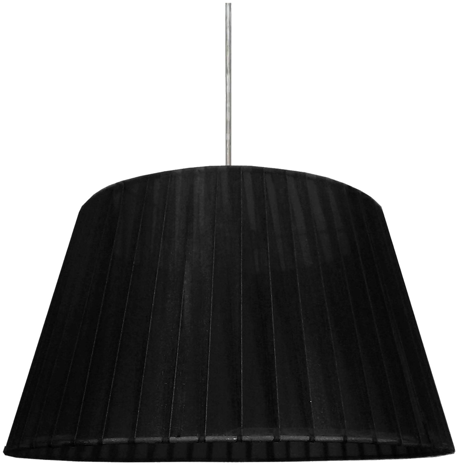 Candellux Tiziano lampa wisząca 1x60W czarna 31-27122