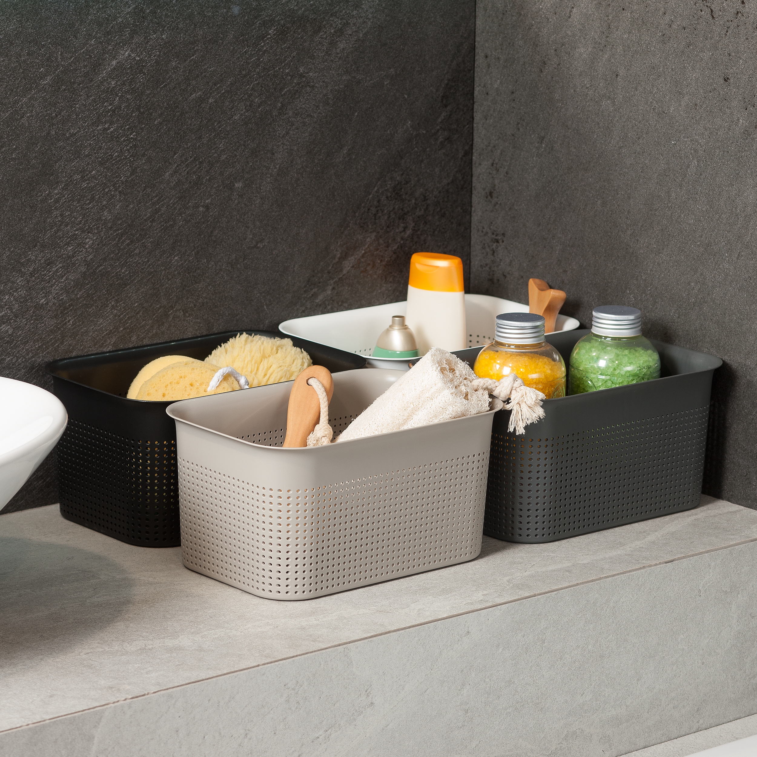 Rotho Brisen pojemnik łazienkowy 16 l cappuccino 1023907422 - Wysyłka w 24h