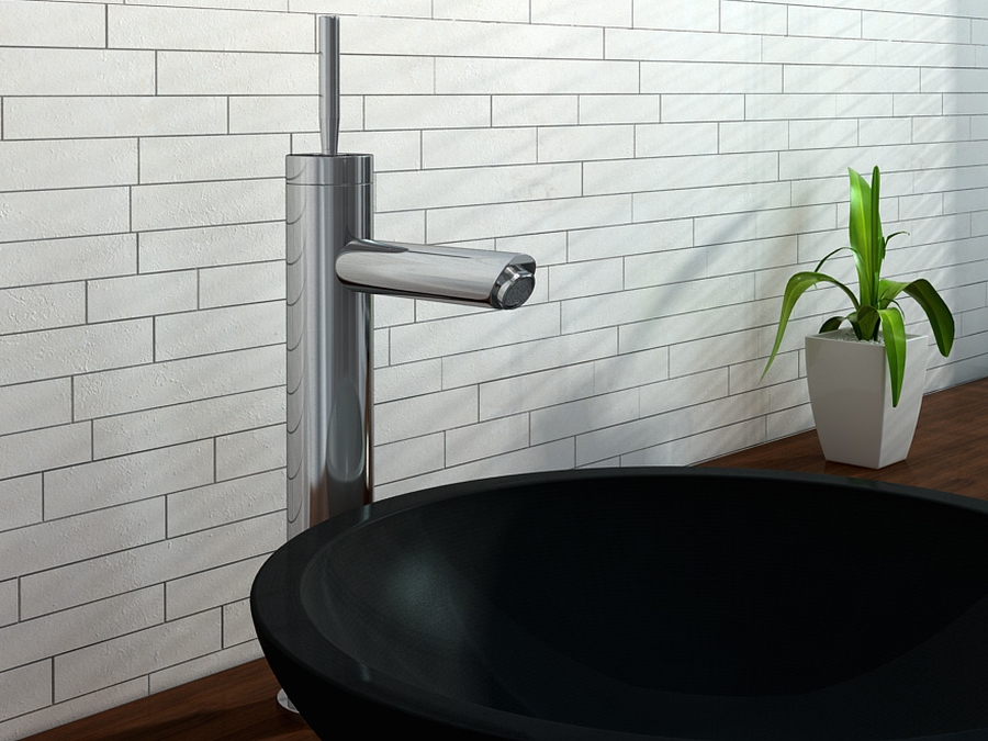 Kohlman Maxima bateria umywalkowa stojąca wysoka chrom QB170M