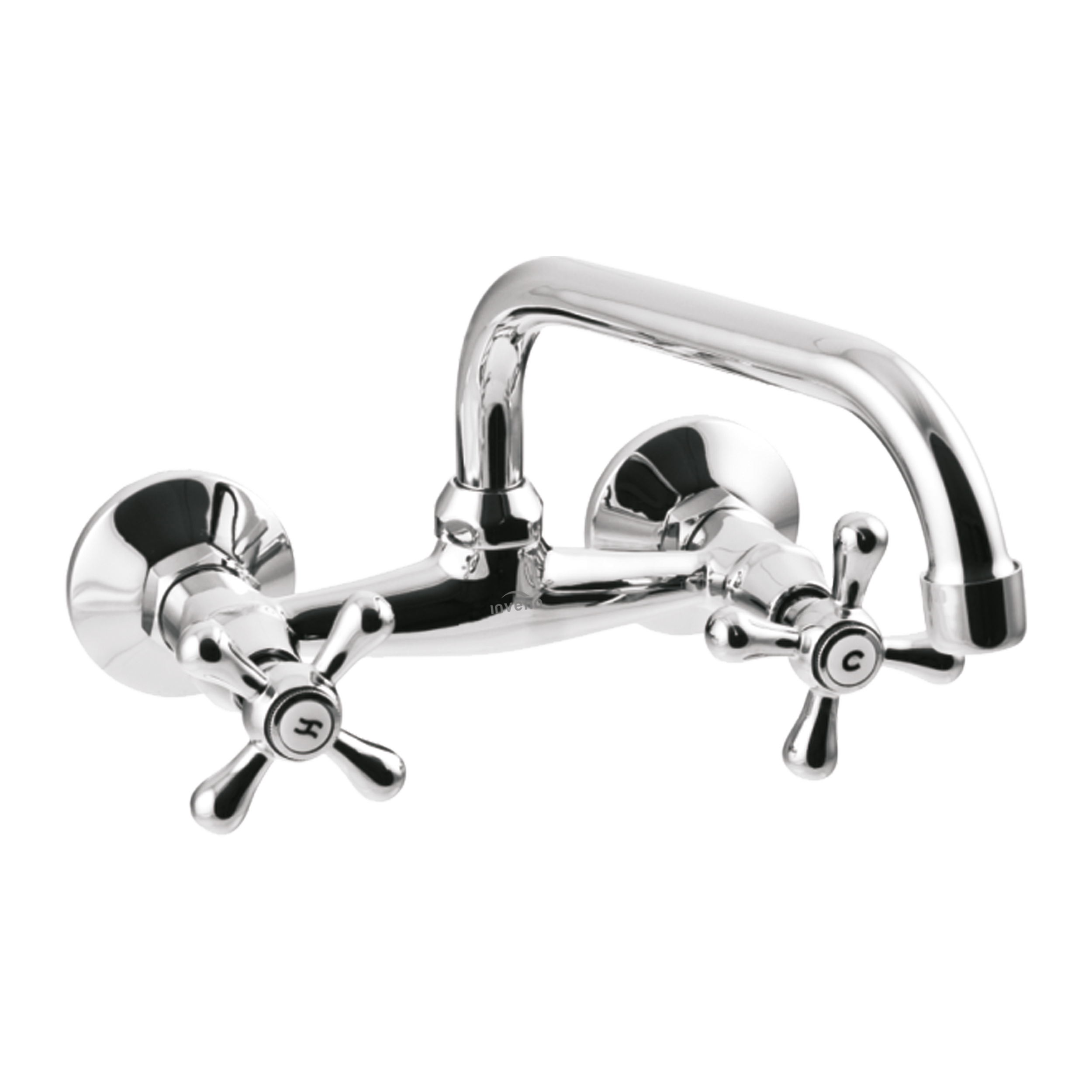 Invena Roma bateria kuchenna ścienna chrom BC-25-00S - Wysyłka w 24h