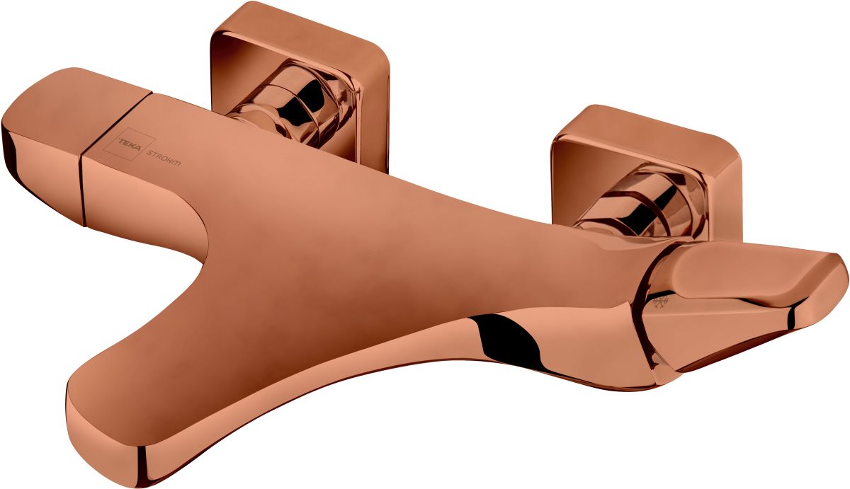 Teka Sense bateria wannowo-prysznicowa ścienna różowe złoto 91121020G3 - Wysyłka w 24h