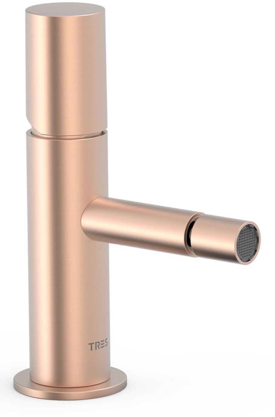 Tres Max bateria bidetowa różowe złoto mat 06112001OPM