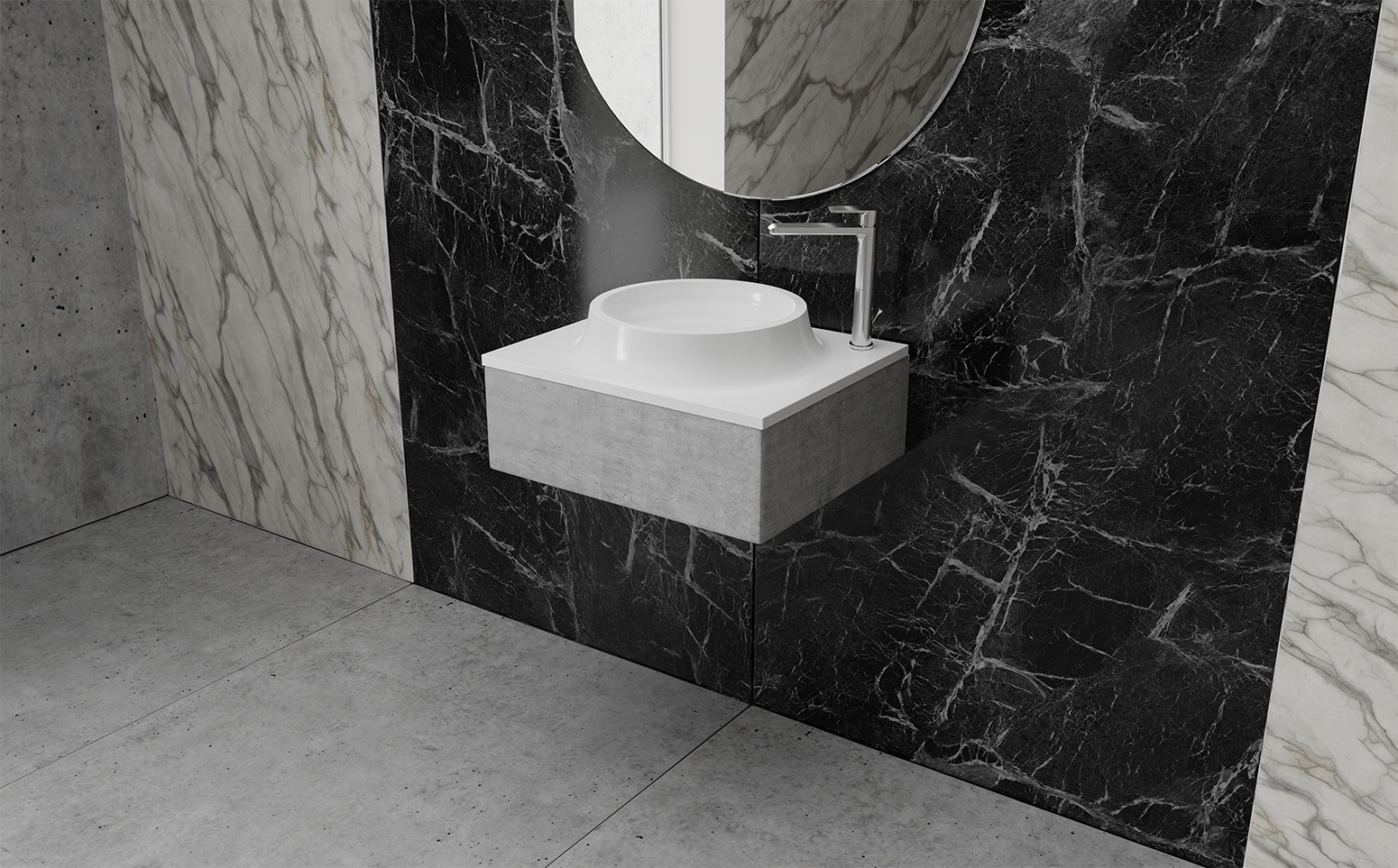 Vayer Boomerang umywalka 60x50 cm wpuszczana prostokątna biała 060.050.012.3-1.0.1.X.0 B