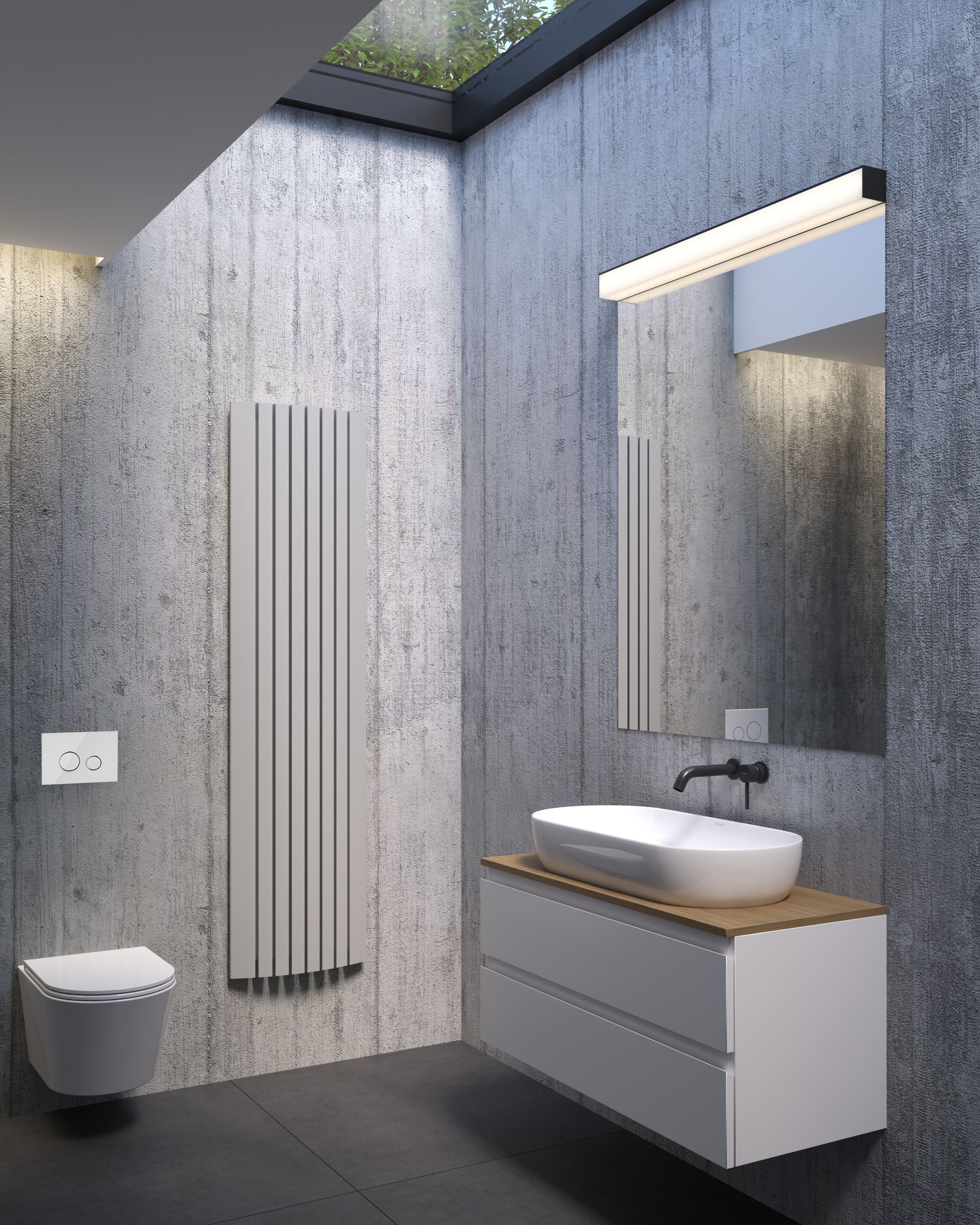 Oltens Hamnes Thin umywalka 80x40 cm nablatowa owalna z powłoką SmartClean biała 40821000 - Wysyłka w 24h